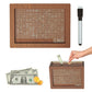 Wallet Fattening Program——Cash Vault Wooden Savings Box