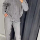 Hooded Sweatshirt and Cuffed Joggers 2-Piece Set