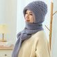 🎄Hot Sale-50% OFF🎁Winter Versatile Knitted Hooded Scarf For Women