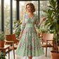 🌸 2026 Spring-Summer Trending | Elegant Floral Maxi Dress | Flow & Feminine Silhouette 💃【-50%】