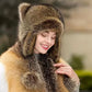 ❄️New Year Sale❄️ Raccoon Tail Fur Parent-Child Plush Hat