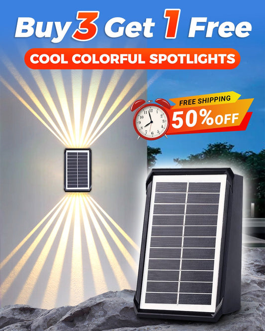 ✨ Limited time 50% off! - Solar Wall Lights Outdoor Light Waterproof