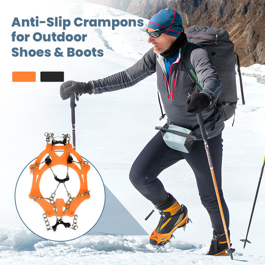 ❄️Hot Sale 50% OFF🔥Anti-Slip Crampons for Outdoor Shoes & Boots❄️