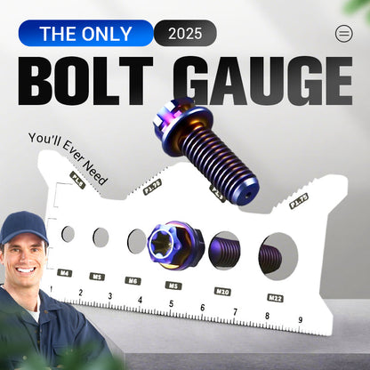 💥Hot Sale 50% OFF💥 Stainless Steel Double-Sided Bolt Gauge Card