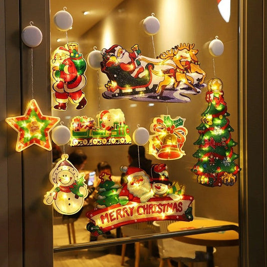 🎄Christmas Window Hanging Lights🎁