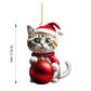 🎄😻Cat Christmas tree ornament✨Hanging cat ornaments