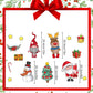 🎁 Christmas Themed Magnetic Sticker🎄Fun, Festive & Family-Friendly!