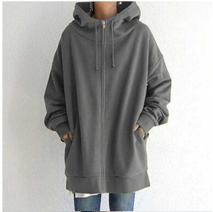 💖Women's Autumn/Winter Zipper Hooded Sweater