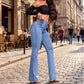 🎁2026 New Arrivals 50% OFF👖Stretch Flare Jeans With A High Waist