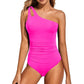 🔥🔥Hot Sale Now 50%OFF 👙One Shoulder One Piece Swimsuit for Women
