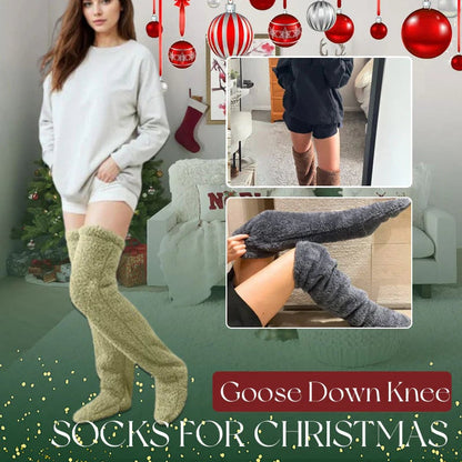 ⏰Hot Sale 50% OFF!!💥goose down knee socks!🎄