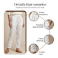 📢📢50% OFF !!!⏰Women's  Elastic Waist Cotton Linen Wide Leg Pants