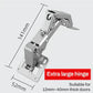 🔥Hot Sale 50% off🔥 Easy installation of bridge-shaped door hinges  -Cabinet hinges