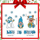 🎁 Christmas Themed Magnetic Sticker🎄Fun, Festive & Family-Friendly!