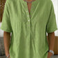 🔥Women's Casual Solid Color Blouse