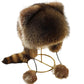 ❄️New Year Sale❄️ Raccoon Tail Fur Parent-Child Plush Hat