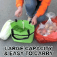 🛍️✨ Convertible shopping tote – hides wheels, holds 20kg, expands with zipper!
