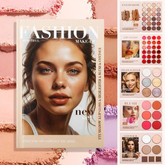 🔥Last Day Promotion 50%OFF💄5-Layer Book-Style Makeup Palette with 67 Pro Shades