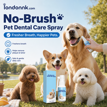 🧴 50% OFF NOW! Dental spray for pets – no brush required – natural peppermint – eliminates bad breath & plaque 🐾✨