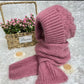 🎄Hot Sale-50% OFF🎁Winter Versatile Knitted Hooded Scarf For Women