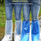 Thickened and lengthened waterproof portable rain shoe covers