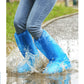 Thickened and lengthened waterproof portable rain shoe covers