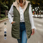 🎅⏰Christmas Pre-Sale sale 50% OFF🔥Great Gift! Women's Fall Reversible Vest Sleeveless Faux Fleece Jacket