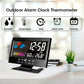 🔥Hot Sale 50%🔥Digital LED Temperature Humidity Monitor Weather Forecast LED Table Alarm Clock