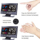 🔥Hot Sale 50%🔥Digital LED Temperature Humidity Monitor Weather Forecast LED Table Alarm Clock