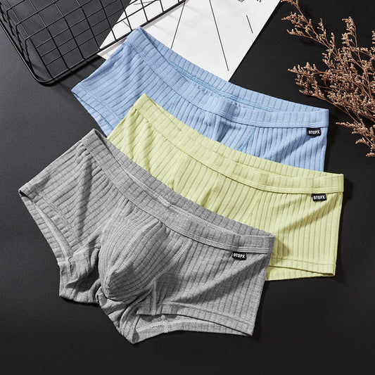 🔥HOT SALE🔥 Men's Yarn Woven U-Shaped Low Briefs