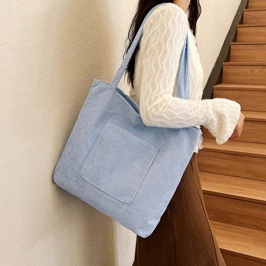 Women's Soft Large-Capacity Shoulder Bag with Pocket❤️‍🔥