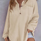 🌸Women’s Loose Solid Color Waffle Knit Shirt