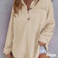 🌸Women’s Loose Solid Color Waffle Knit Shirt