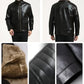 🔥Men‘s Quilted Faux Leather Jacket【Fashion and warmth】