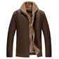 🔥Men‘s Quilted Faux Leather Jacket【Fashion and warmth】