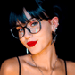 👓Women's fashionable large rimmed HD lightning resistant sunglasses
