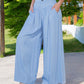 💕New Arrival Specials-High Waist Zipper Wide Leg Denim Women Pants