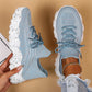👟Women's Woven Mesh Lace-Up Fashion Sneakers