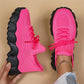 👟Women's Woven Mesh Lace-Up Fashion Sneakers