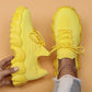 👟Women's Woven Mesh Lace-Up Fashion Sneakers