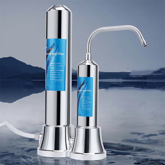 💧Double Barrel Countertop Water Filter for Faucet