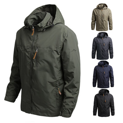 Climbing Field Jacket Men's Windproof Outerwear Waterproof Softshell Tactical Jacket Coat