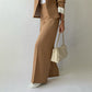 🍂Fall Specials🍂Women's Elegant Patchwork Stand Collar Blazer and Trousers