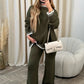 🔥50 % OFF🔥Solid Color Casual Knitted Two-piece Set