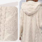 🍁HOT SALE🍁Women's Warm Diamond Pattern Hooded Jacket