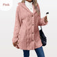 🍁HOT SALE🍁Women's Warm Diamond Pattern Hooded Jacket
