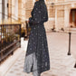 🍁2024 Autumn New Arrivals🍁 Stand Collar Tie-Waist Maxi Dress