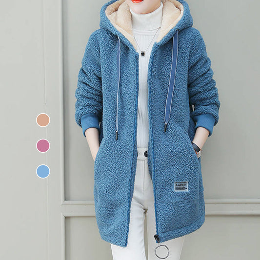 🎁HOT SALE 50% OFF🔥Women's Winter Warm Thick Faux Lamb Wool Coat