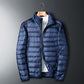 🍁Hot sale🍁 Men's Thickened Warm Short Jacket with Stand Collar