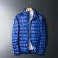 🍁Hot sale🍁 Men's Thickened Warm Short Jacket with Stand Collar